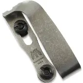Mummert Knives Slotted Ti-Clip - Tumbled