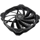 Silverstone Shark Force 160, 160mm PWM-laitetuuletin, musta