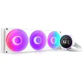NZXT Kraken Elite V2 RGB 420, 420mm AIO-nestejäähdytysratkaisu prosessorille, valkoinen