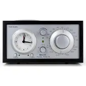 Tivoli Audio Model Three BT kelloradio USB‑C‑liitännällä, musta/hopea