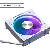 Phanteks D30-120 Reversed Airflow D-RGB PWM -tuuletin, valkoinen, 120 mm
