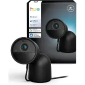 Philips Hue Secure 2K valvontakamera pöytätelineellä, langallinen, musta
