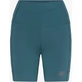 New Balance Nb Sleek Storage Race Short 6" - Green - L