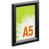 Durable 479501, Yksi kuvakehys, Alumiini, Muovi, Musta, Seinä, 12,9 x 19 cm, Suorakulmainen