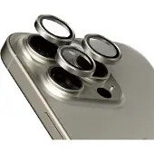 PanzerGlass Hoops -kameran linssinsuoja, iPhone 15 Pro / 15 Pro Max, titaani