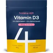 4Her - 4Him 4Him&Her D3-vitamiini 50 µg ravintolisä 365 kpl