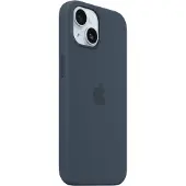 Apple iPhone 15 silikonikuori MagSafe, Myrskynsininen