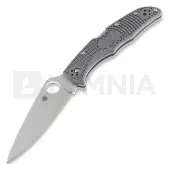 Spyderco Endura 4 kääntöveitsi, FRN, Flat Ground, harmaa