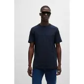 Hugo Boss for man. 50508243 Tegood navy T-shirt (S), Casual, Cotton, Short sleeve