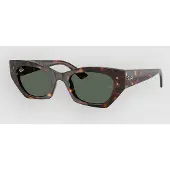 Ray-Ban Zena Havana Aurinkolasit dark green Koko Uni