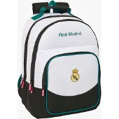 Real Madrid Kaksilokeroinen Reppu 22L, Valkoinen/Vihreä