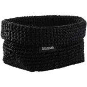 Blomus Tela tekstiilikori M 10 x 15 cm Musta