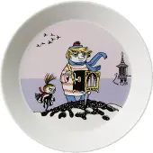 Arabia Moomin Plate Ø19Cm Tooticky - Multi/patterned - Ø 19 CM