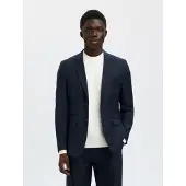 Selected Slmslim-Neil Chk Blz Noos - Navy - 56