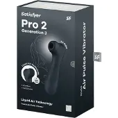 Satisfyer Pro 2 Generation 3 with Liquid Air Black