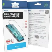 Wave Full Cover 3D Panssarilasi Honor 400 Pro, Musta Kehys