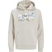 Jack & Jones Collegepaita 'JJEJeff' kitti / sininen / sinappi / valkoinen