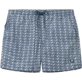The Sunshine Brand Uimashortsit 'Nate Geo Waves' opaali / valkoinen