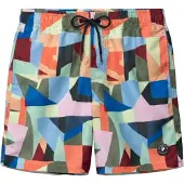 The Sunshine Brand Uimashortsit 'Mike' koboltinsininen / aprikoosi / roosa / punainen