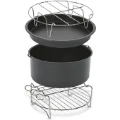Tefal - Easy Fry Airfryer tarvikkeet XL Musta