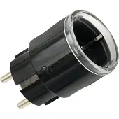Shelly Wave Plug S LR älypistorasia, musta