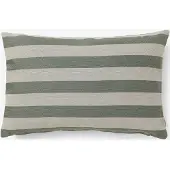 Compliments Outdoor Stripe Cushion - Green - 40X60CM