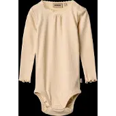 Wheat Rib Body L/S Lotta - Yellow - 80