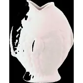 J-Line Vase Fish Wide Stoneware White - White - H22.8CM