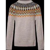 FUB Fair Isle Sweater - Multi/patterned - 100