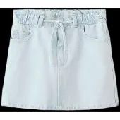 Mango Knot Denim Skirt - Blue - 116