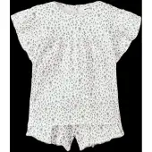 Mango Floral Print Short Pyjama Set - White - 18-24M