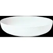 Lyngby Porcelæn Rhombe Tarjoilukulho Ø28 cm Valkoinen