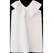 Mango Short Ruffled Dress - White - 152