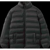 Mango Quilted Jacket - Black - 128