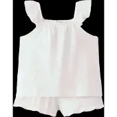 Mango Short Pyjama Set - White - 2-3