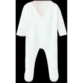 Mango Wrap Long Jumpsuit - Cream - 1-3M
