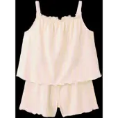 Mango Striped Short Pyjamas - Yellow - 11-12