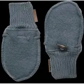 Mikk-Line Wool Mittens - Blue - 62/68