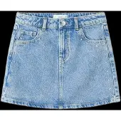 Mango Studded Denim Skirt - Blue - 8