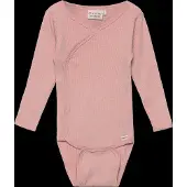 Minymo Wrap Body Ls Rib - Pink - 56
