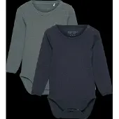 Minymo Body Ls (2-Pack) - Blue - 56