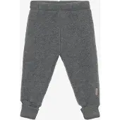 Mikk-Line Vauvan Fleecehousut Merinovilla, Anthracite Melange, 74
