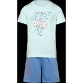 Nike Knit Short Set - Blue - 98/104