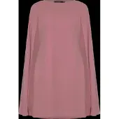 Ralph Lauren Cape Georgette Cocktail Dress - Pink - 40