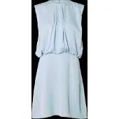 Selected Slflaurina Regular Sl Short Dress B - Blue - 36