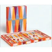 Printworks Lacquered Backgammon, Red - Multi/patterned - ONE SIZE