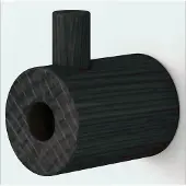 MOEBE Wooden Wall Hook - Black - ONE SIZE