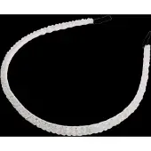 Pipol's Bazaar Chrissy Headband Clear - White - ONE SIZE