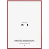 Poster & Frame Red Wood Frame - Red - 30X40CM