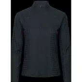 Puma W Houndstooth 1/4 Zip - Black - S